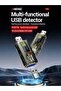 جهاز اختبار USB رقمي ANENG P01 مع شاشة عرض، مقياس فولتية وتيار مستمر، عداد طاقة، فولتميتر ومقياس أمبير للتيار المستمر 4-30 فولت - 7