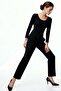Long Sleeve Basic Snap Bodysuit Zibin - 3