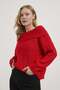 Madonna Collar Draped Knitwear Sweater
