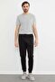 Printed Jogger Sweatpants with Tie-Up Waist