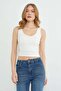 Transparent Covered Blouse with Lace on the Back - 4