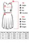 Women's Navy Blue Elastic Waist Buttoned Dress ARM-18Y001152 - 6