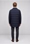 Ds Damat Regular Fit Navy Blue Plain Coat - 7