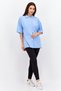 Women Sportswear Fit Short Sleeve Training Polo Shirt, Blue - 4
