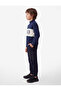 Shardonlu Printed Long Sleeve Zipper Detailed Stand Collar Oversize Sweatshirt - 3