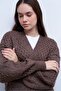 Candy Knitwear Cardigan Brown - 3