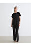 Original Oval Collar Textured Blouse - 3