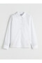 Two Mt Shop Quality Lcw Kids White Poplin Plain Standard & Regular Girls' Shirt - 5