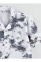 Lcw Kidswhite Tie-Dye Patterned Boy's Shirt - 2