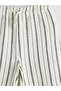 Two Mt Shop Quality Lcw Kids Ecru Striped Standard & Regular Boys' Shorts - 3