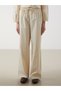 Trendlucky Women's Wide Leg Pants with Elastic Waist and Difference in Color - 2