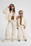 5-14 Years Old Daisy Live 3-Piece Set with Trousers-Latte - 2