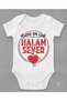 My Aunt Loves Me the Most Printed Snap Fastener Baby Bodysuit