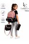 Water Resistant Primary School Bag Set of 3 Unisex Children's Primary School Bag Ldc 8010 Powder-Black