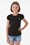 Embroidered F Letter Crested Girl's Blouse - 2