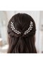 Stylish and Elegant Wedding and Engagement Bridal Crown and Hair Accessory with Completely Handmade Crystal Stones