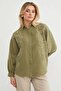 Geometric Embroidered Loose Shirt