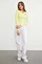 Strawberry Embroidered Polo Neck Half Zipper Blouse - 3
