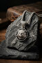 Wolf Handcrafted Stainless Steel Chain Men's Necklace