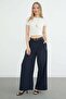 Buy Belt Li Pleated High Waist Pants - 2