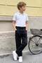 Baggy Boys' Trousers with Tie Waist