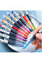 Multi-Colored 10 pcs color 10 Pcs Color Gel pens.Quick Drying Large Capacity，0.5mm, suitable for Stu - 4