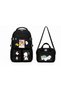 Kawaii Korean Style - Orthopedic Daily School Bag with Full Accessories, Lunch Set for Girls and Boys