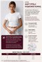 Women's 3-Pack Corded Fabric 100% Cotton Crew Neck Knit Ribbed Knit Cropped T-shirt - 8