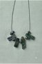 Handmade Stick-Shaped Indian Agate Natural Stone Special Design Necklace - 4