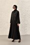 Angel Appliqué Embroidered Black Abaya - 3