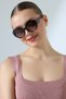 Women's uv400 oval brown sunglasses waitress size 23047-2 c3 gradient lens - 5
