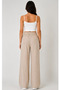 Linen Pants with Pockets and Elastic Waist at the Back - 2