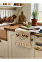 Beige Striped Embroidered Kitchen Cloth 40*60cm - 6