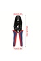 HS-125 Ratchet Wire Crimping Tool for Heat Shrink Terminals AWG 20-10 Insulated Nylon Wire Termin... - 3