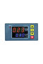 وحدة مرحل تأخير الوقت الرقمية DC 12V DC 12V 24V AC 110 220V مؤقت تأخير الدورة أحمر أزرق LED مزدوج Di - 8