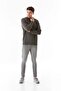 3 Thread Embossed Crew Neck Sweatshirt - 5