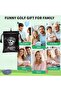 black Golf Themed Skull Hat Design Pouch Portable Drawstring Bag for Golf Balls Ideal Gift for Golfe - 6
