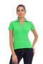 Wt361 striped textured straight collar basic women's t-shirt - 2