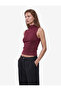 Cotton Stand Collar Slim Fit Sleeveless Bodysuit - 2