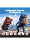 Red Emergency Radio Hand Crank Solar 5000mAh, IP65 Waterproof Dustproof Bluetooth 5.3 Portable AM/FM - 4