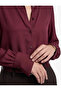 Crepe Fabric Buttoned Classic Collar Long Sleeve Shirt - 5