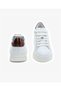 Women's White Copper Genuine Leather Sports Shoes 5Y2Sa59273 - 7