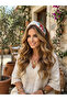 Hand-Embroidered Bohemia Crown with Canvas Embroidery - 3