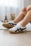 Comfortable Lace-Up Casual Sneaker Kids Unisex Sports Shoes White-Black - 2
