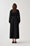Black Pleated Detailed Skirt - 4