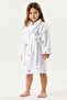 Mini Chêne Children's Bathrobe with Cotton Embroidery - 7