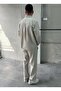 Linen Cotton Beige Double Set - 4