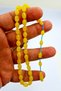 Sıkma Kehribar 33-Piece Rosary – Ringed Imame, Yellow Color Barley Cut, Special Craftsmanship Collectible Rosary - 2
