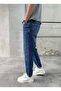 Washable Detail Comfortable Fit Dark Blue Banan Jean - 3