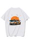 Unisex Oversize Istanbul & Porsche T-Shirt (White)